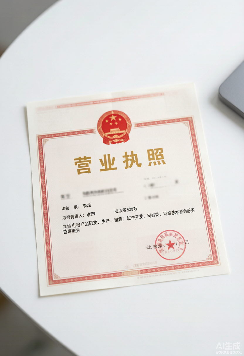 湘潭保利光电测控科技有限公司营业执照（示例）
